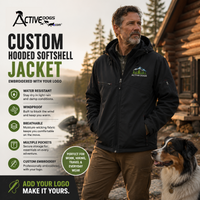 Embroidered logo jacket