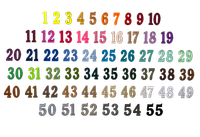Thread color chart