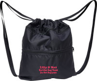 Custom Logo/Text Bag - Draw Cord Knapsack
