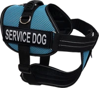 Air-Tech Service Dog vest with molded rubber handle
