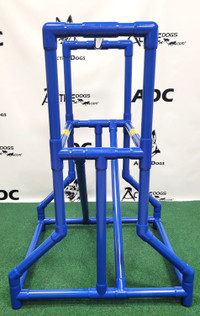 Agility PVC Deluxe Double Dog Walk Bases w/Side Ramps