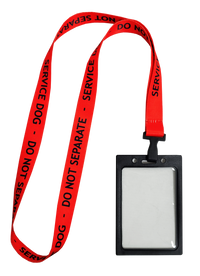 Service dog travel identification cards