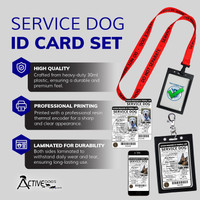 Service dog registry ID cards