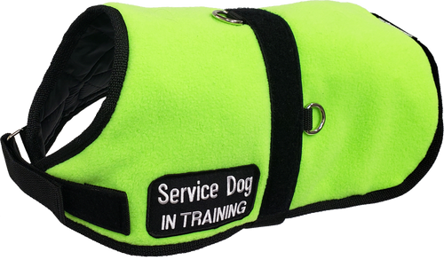 Service Dog Insulated Fleece Vest