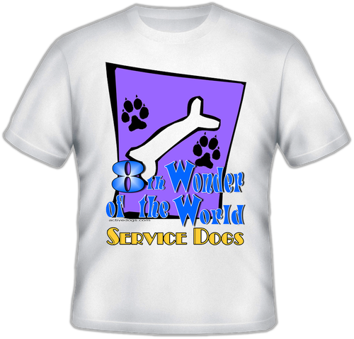 Service Dog graphic T-shirt