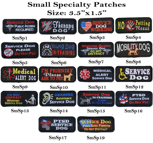 ptsd dog patches