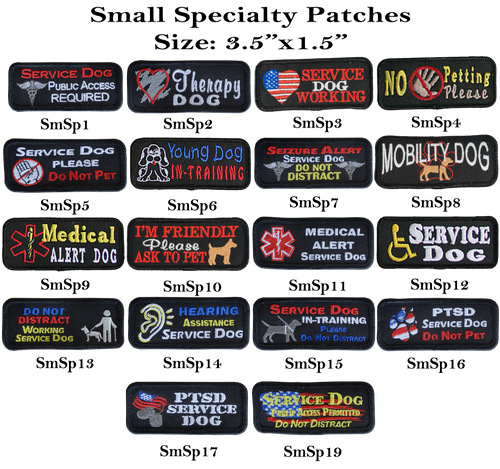 Embroidered Small Specialty Patches