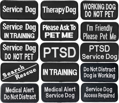 Specialty working dog identification patch