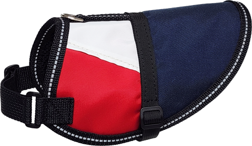 Patriotic Tiny Service Dog Vest for small dogs