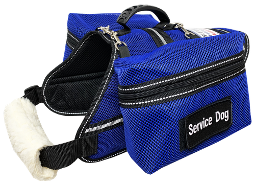 Ultimate Service Dog mesh vest with removable bags
