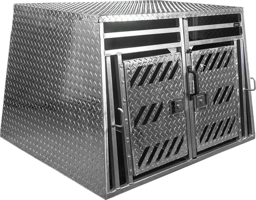 Aluminum 2 dog crate