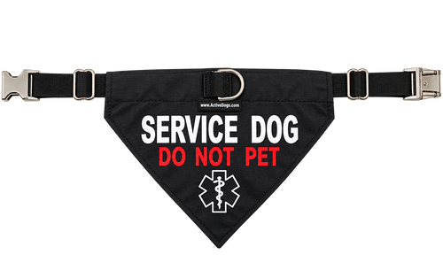 Reflective Service Dog bandana collar