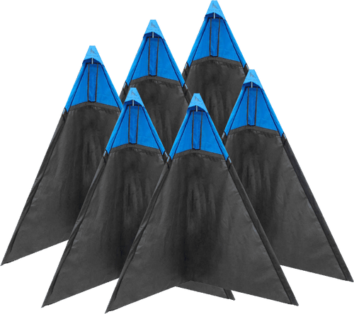 Complete set of six 8-foot protection blinds