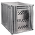 Aluminum dog crate with maximum airflow