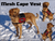 Service Dog cape vest with transparent storage pocket