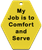 Therapy dog vest tag