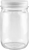 Police narcotics safe transport 12 oz glass jar with metal lid