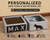 Custom dog food bowl with personalized name