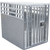 Diamond tread aluminum dog kennel