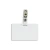 Horizontal ID badge clip