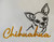 embroidered chihuahua graphic