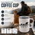 Double-wall stainless steel coffee cup with custom photo