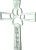 Personalized metal dog remembrance cross