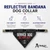 Reflective Service Dog collar with bandana