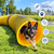 Heavy Duty Competition Dog Agility Tunnel 24 inch x 20 foot