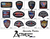 Custom service dog identification patch for vests harnesses and bags
