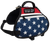 American Flag Service Dog Vest with dual zippered pockets