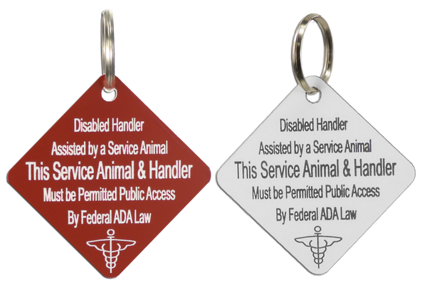 Service Dog and Handler ID Tag