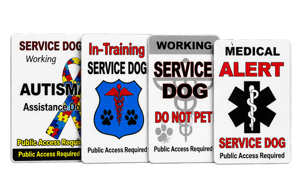Service dog universal ID card