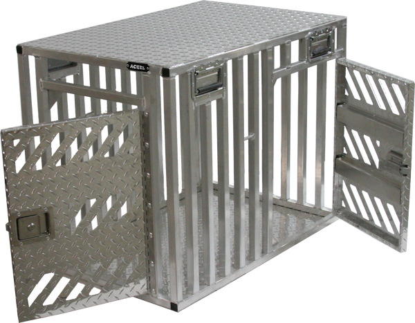 Full Ventilation Double Door Dog Crate