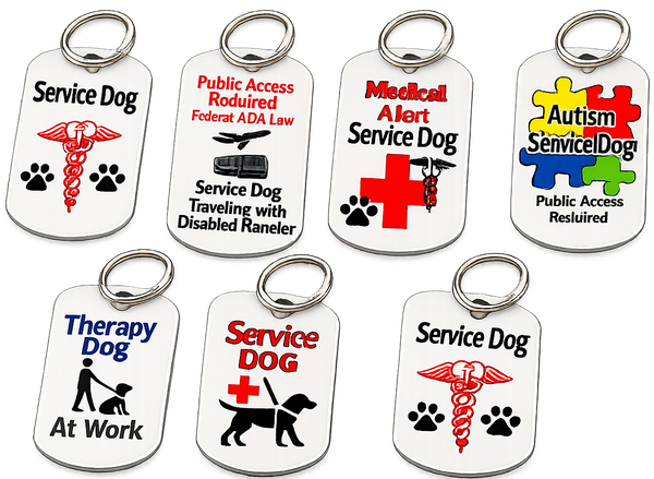 Service Dog identification tag