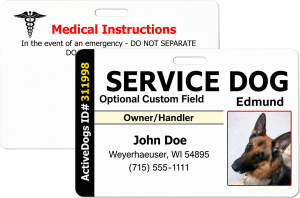 Medical information ID card