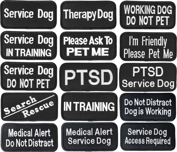 Specialty working dog identification patch