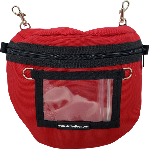 Service Dog Clip-On Utility Bag with ID Window