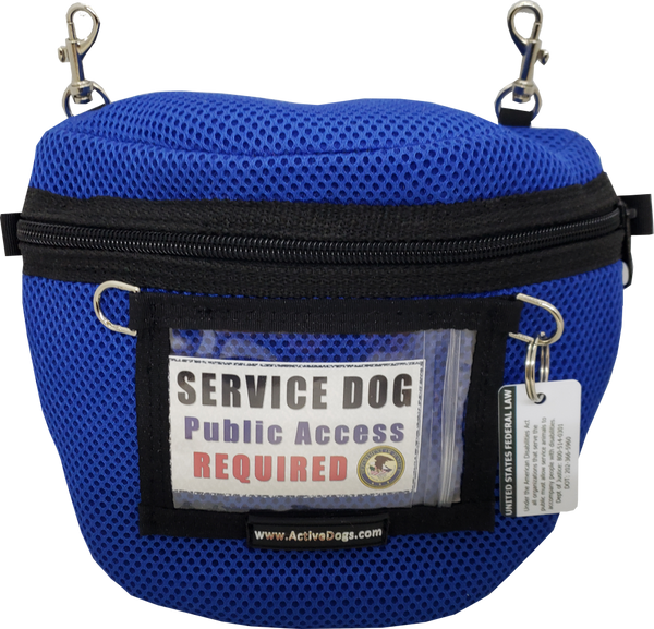 Spacer Mesh Service Dog Utility Bag with ID Window