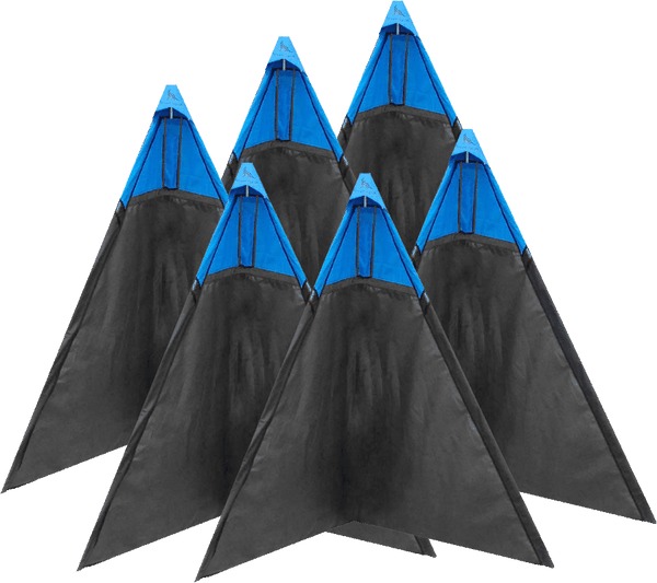 Complete set of six 8-foot protection blinds