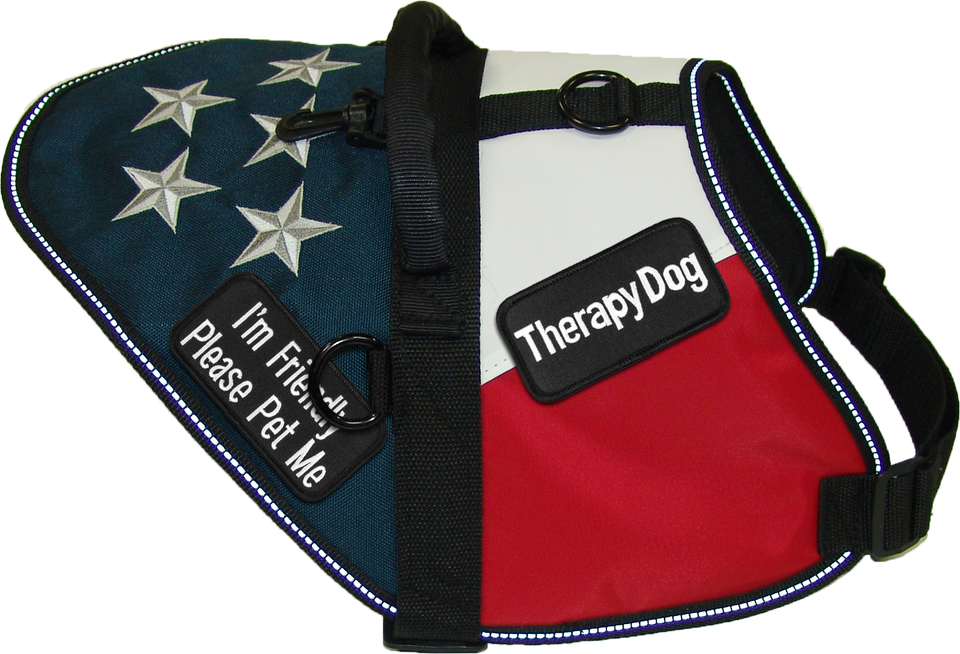Patriotic Service Dog Vest