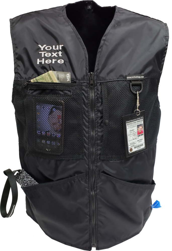 Dog Handler Vest w/ Custom Embroidery
