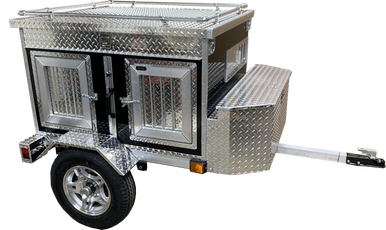 Premium Pull-Behind Dog Trailer for Cars, Motorcycles