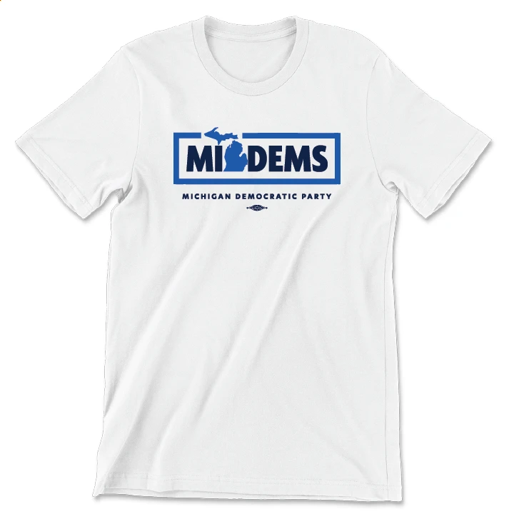 MI Dems (Unisex & Women's Tee) Available in White, Royal Blue, and Navy