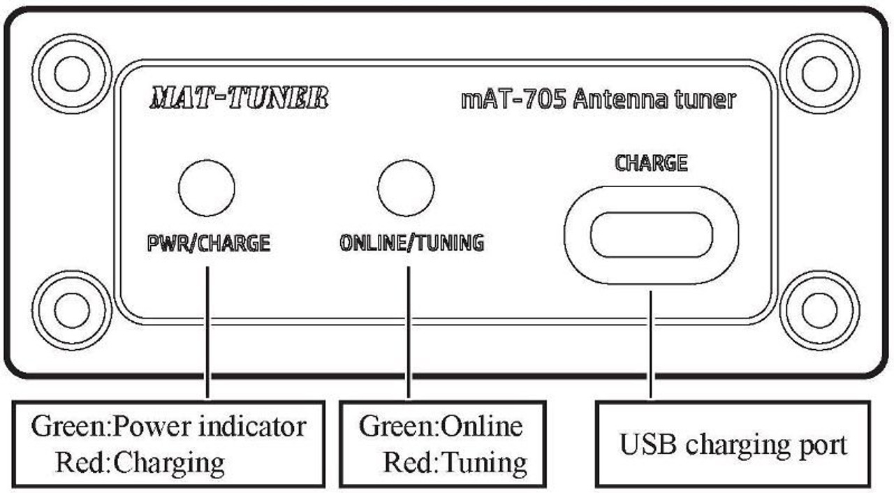 ICOM IC-705用オートアンテナチューナー　mAT-705Plus mAT-705Plus Automatic Antenna Tuner for ICOM IC-705