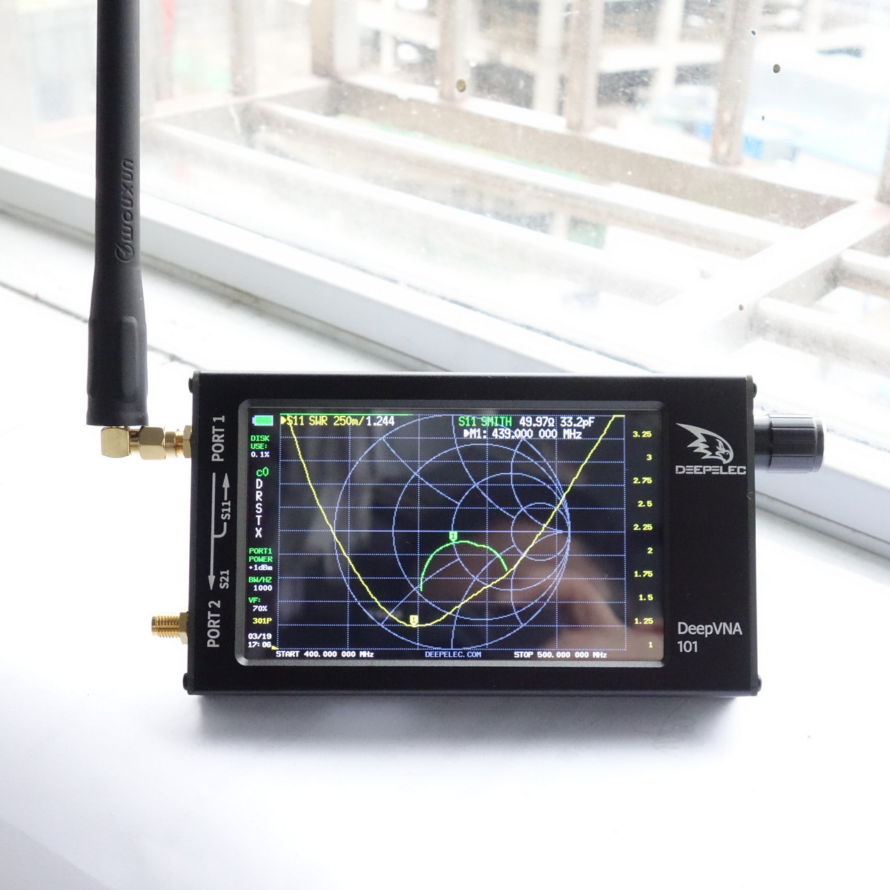 DEEPVNA 101 10K-1.5GHZ VECTOR NETWORK ANALYZER HF VHF UHF ANALYZER