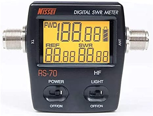 RS-70 Digital SWR/Watt Meter HF 1.6-60MHz 200W for HF Radio
