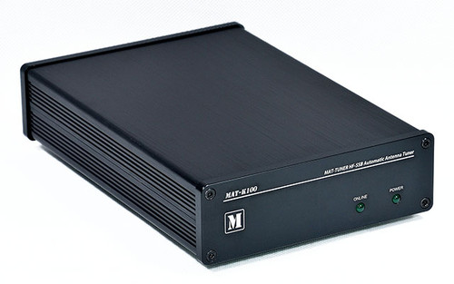 The mAT-K100 provides automatic antenna tuning across the entire HF spectrum plus 6 meters, at power levels up to 120 watts. It will tune dipoles, verticals, Yagis, or virtually any coax-fed antenna. It will match an amazing range of antennas and impedances, far greater than some other tuners you may have considered, including the built-in tuners on many radios.