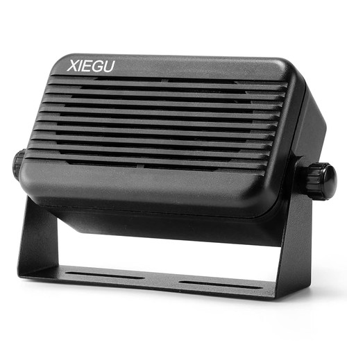 Xiegu GY03 3.5mm Plug Rectangular External Speaker with Stereo Sound for CB/Mobile/Ham Radio, HF Transceivers, Compatible with Xiegu G90 X6100 G1M Xiegu GY03 3.5mm Plug Rectangular External Speaker with Stereo Sound for CB/Mobile/Ham Radio, HF Transceivers, Compatible with Xiegu G90 X6100 G1M