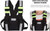 Universal Radio Chest Harness Chest Front Pack for Walkie Talkie, Yellow Reflective TYT Vest Chest Bag Pouch for Fire Station, Airport, Police,